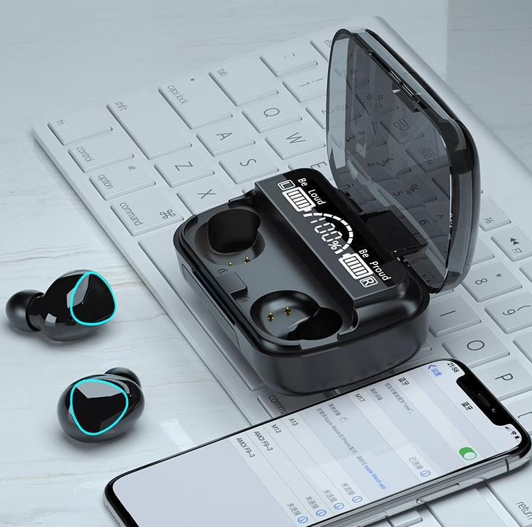 M10 Bluetooth earphones with ultra long battery life high battery capacity wireless noise reduction gaming earphones