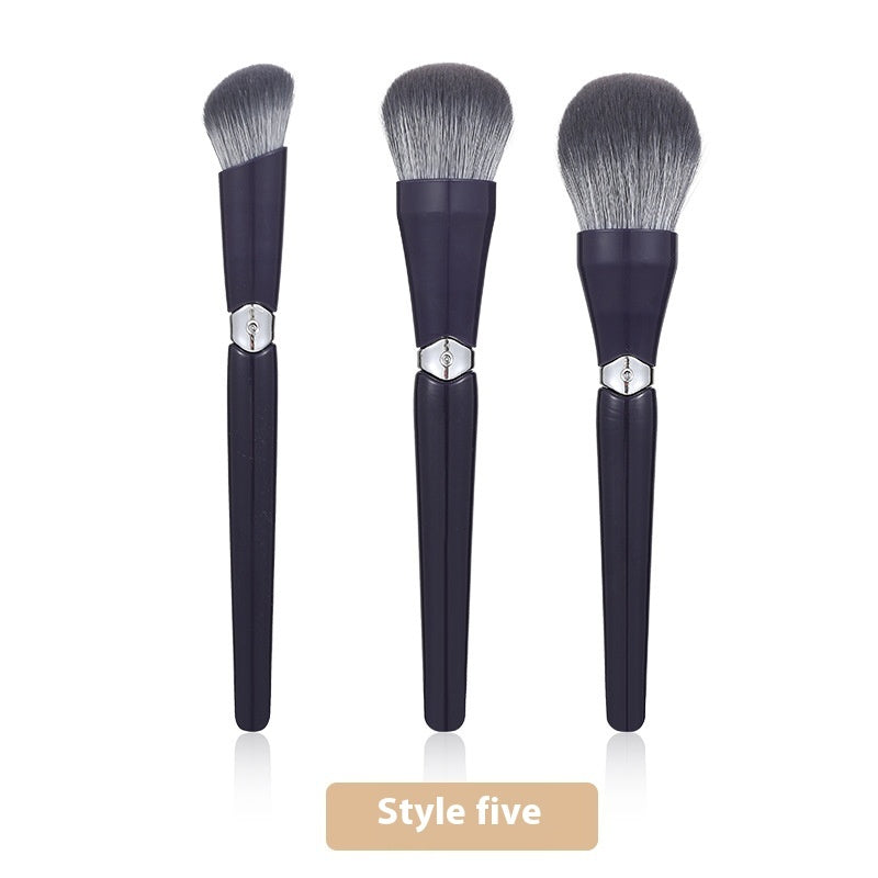 Portable Makeup Brush Suit Soft Hair Face Powder