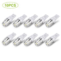 10PCS T10 LED Bulbs 194 LED Lights 12V 1W 5730 Xenon White Wedge Base LED Replacement Bulbs For License Plate Parking Position Interior Lights